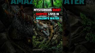 Mysterious Giant Serpent lives in Amazon Waters prehistoricanimals [upl. by Adnuhs]