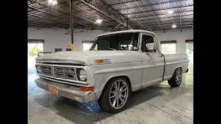 1972 Ford F100 with 50 Coyote motor with procharger [upl. by Klayman760]