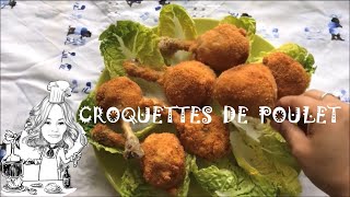 RECETTE DE CROQUETTES DE POULET [upl. by Rehctelf]