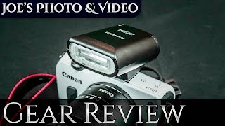 Canon 90EX Speedlite Compact Flash For EOSM Camera  Gear Review [upl. by Othella598]