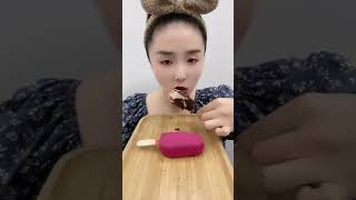 EATING DIFFERENT COLORED ASMR ICE CREAMS asmr viral trending icecream [upl. by Flanagan]