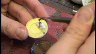 How to Make Mashed Potatoes for Miniature Dollhouse from Polymer Clay Garden of Imagination [upl. by Esemaj948]