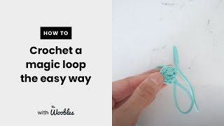 Easy way to crochet a magic loop [upl. by Gaylene]