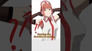 Mistake When Drawing Shoulder Quick Art Tips art sketch shorts tutorial drawingtutorial anime [upl. by Ready149]