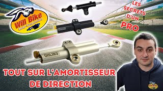 TOUT sur Lamortisseur de direction par un PRO 🏍 [upl. by Gnus]