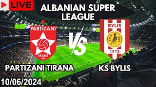 Partizani Tirana VS KS Bylis Live Match Today Score En Vivo Albanian Super League 2024 [upl. by Veats]