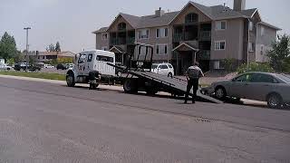 A car gets towed part 1 [upl. by Amandy]