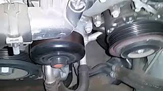 Serpentine Belt Replacement 36 V6 IDLER PULLEY Dodge RAM Jeep [upl. by Nahshu969]