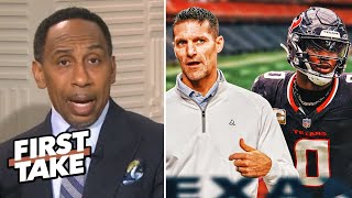 FIRST TAKE Azeez AlShaair got what he deserves  Stephen A RIPS Texans GM Nick Caserios comments [upl. by Dehnel]