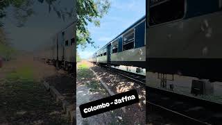 Colombo to Jaffna  Yal Devi train  travel jaffna train trending [upl. by Herzig]