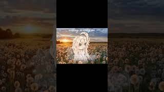 in a field of dandelions 🌼gacha gachalife shorts recommended gachaedits [upl. by Yrag255]