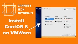 How to Install CentOS 8 on VMWare Workstation [upl. by Zzahc]