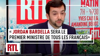 quotSi nous sommes élus Jordan Bardella sera le Premier ministre de tous les Françaisquot [upl. by Anirtek60]