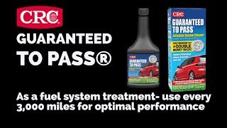 CRC GUARANTEED TO PASS Emissions Test Formula amp Complete Fuel System Cleaner [upl. by Mollie]