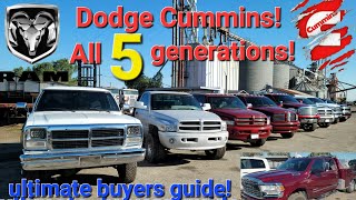 Dodge Cummins All 5 generations Ultimate buyers guide [upl. by Steffi]