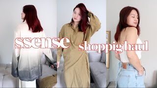 SSENSE Shopping Haul [upl. by Nnylkoorb]