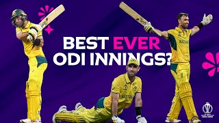 Glenn Maxwell produces one of the greatest ODI knocks of alltime  CWC23 [upl. by Anoiuq]