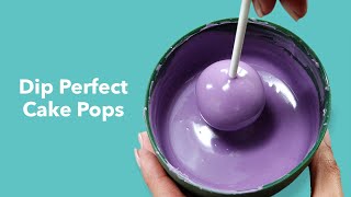 Perfect Cake Pop Coating amp Dipping  Cake Decorating Tutorial with Kris GaliciaBrown [upl. by Arahat596]