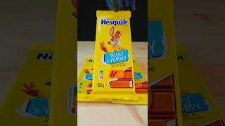 🐇Nesquik Chocolate Milkshake ASMR shorts [upl. by Nerrawed]