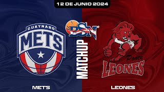 Mets de Guaynabo vs Leones de Ponce  BSN2024 [upl. by Aliuqehs326]