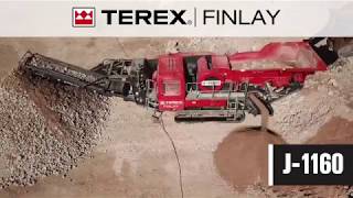 Terex Finlay J1160 jaw crusher [upl. by Iarahs]