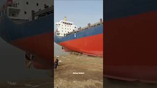 New Ship Launching Into The Sea [upl. by Emlin]