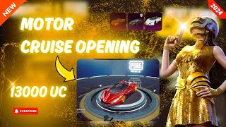 New Motor Cruise Crate Opening Pubg Mobile  New Super Car Lucky Spin😱 [upl. by Euk]