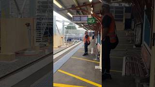 Half of the Bankstown station train platform now DEMOLISHED sydneytrains sydneymetro bankstown [upl. by Helsa]