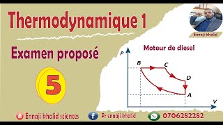 Examen proposé 5 thermodynamique 1 [upl. by Yorick317]