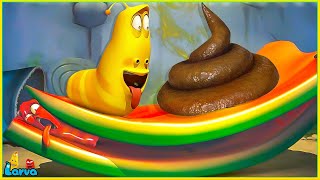 LARVA TUBA FOOD AND FRIENDS 😂😂 CARTOON MOVIES NEW VERSION  FUNNY CLIP 20224 [upl. by Enileuqaj303]