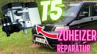 VW T5 Zuheizer DEFEKT  Reparatur bei Compramas  Zuheizer keine Kommunikation [upl. by Cart125]