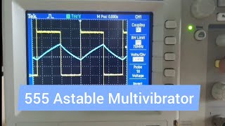 Astable Multivibrator using IC 555  Circuit diagram  Experiment  Breadboard Diploma  Btech [upl. by Nyleak44]