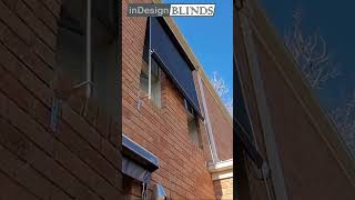 Fixed guided awning installation Malvern Victoria  InDesign Blinds Australia [upl. by Elfie]