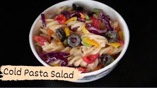 Cold Pasta Salad  Healthy Pasta Salad Recipe  Food Fiestaa [upl. by Artima]