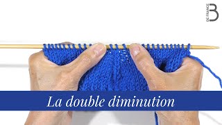 La double diminution verticale Tricot  Bergère de France [upl. by Abehs823]