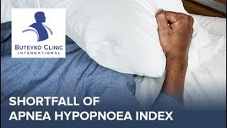 Shortfall of Apnea Hypopnea Index AHI [upl. by Nnaytsirk]