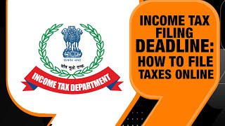 How To File Income Tax Return Online  StepbyStep Guide [upl. by Laenahtan394]