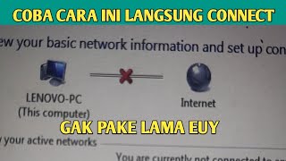 Cara Mengatasi Wifi Tidak Bisa Internet di Laptoppc [upl. by Fiedling641]