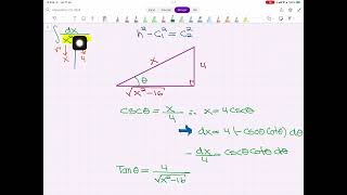 84 Sustituciones trigonométricas ejemplo 1 [upl. by Olvan]