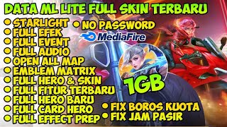 Data ML Lite Full Event 1Gb Terbaru Patch Suyuo  Ml Lite  Cara Mengatasi Lag Mobile legends [upl. by Enneles]