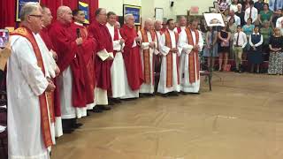 Phoenix Jesuit Community singing quotSalve Reginaquot [upl. by Eirised]