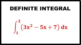 DEFINITE INTEGRAL  CALCULUS [upl. by Noirred64]