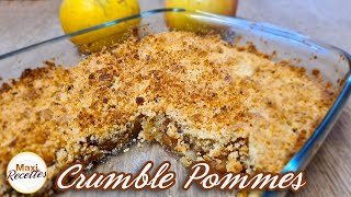 Crumble aux Pommes Recette Facile [upl. by Auhs]