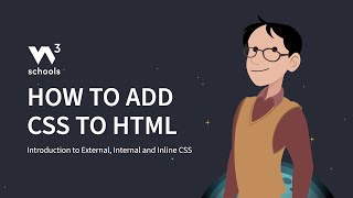 CSS  How to add CSS to HTML  W3Schoolscom [upl. by Stanwin]