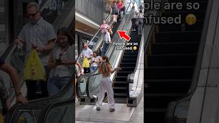 quotPaint Town Redquot DANCE in Public 😂  Andra Gogan Escalator [upl. by Egidio679]