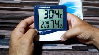 Htc1 Hygrometer temperature meter for incubator thermometer  UrduHindi [upl. by Ehcar899]