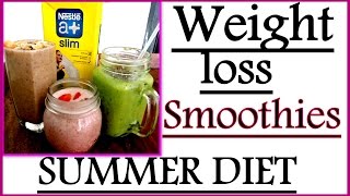 Weight Loss Smoothie Recipes for Summer  Smoothies Diet for Weight Loss  Fat to Fab [upl. by Aerbua]