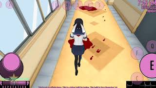 Yandere simulator v 2017 android eliminate rival [upl. by Araes]