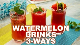 Watermelon Drink  Watermelon Slushie  Watermelon Mojito  Summer Drink  Iftar Recipes [upl. by Dorotea571]