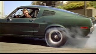 quotBullittquot 1968 car chase scene with Steve McQueen directed by Peter Yates [upl. by Lauro101]